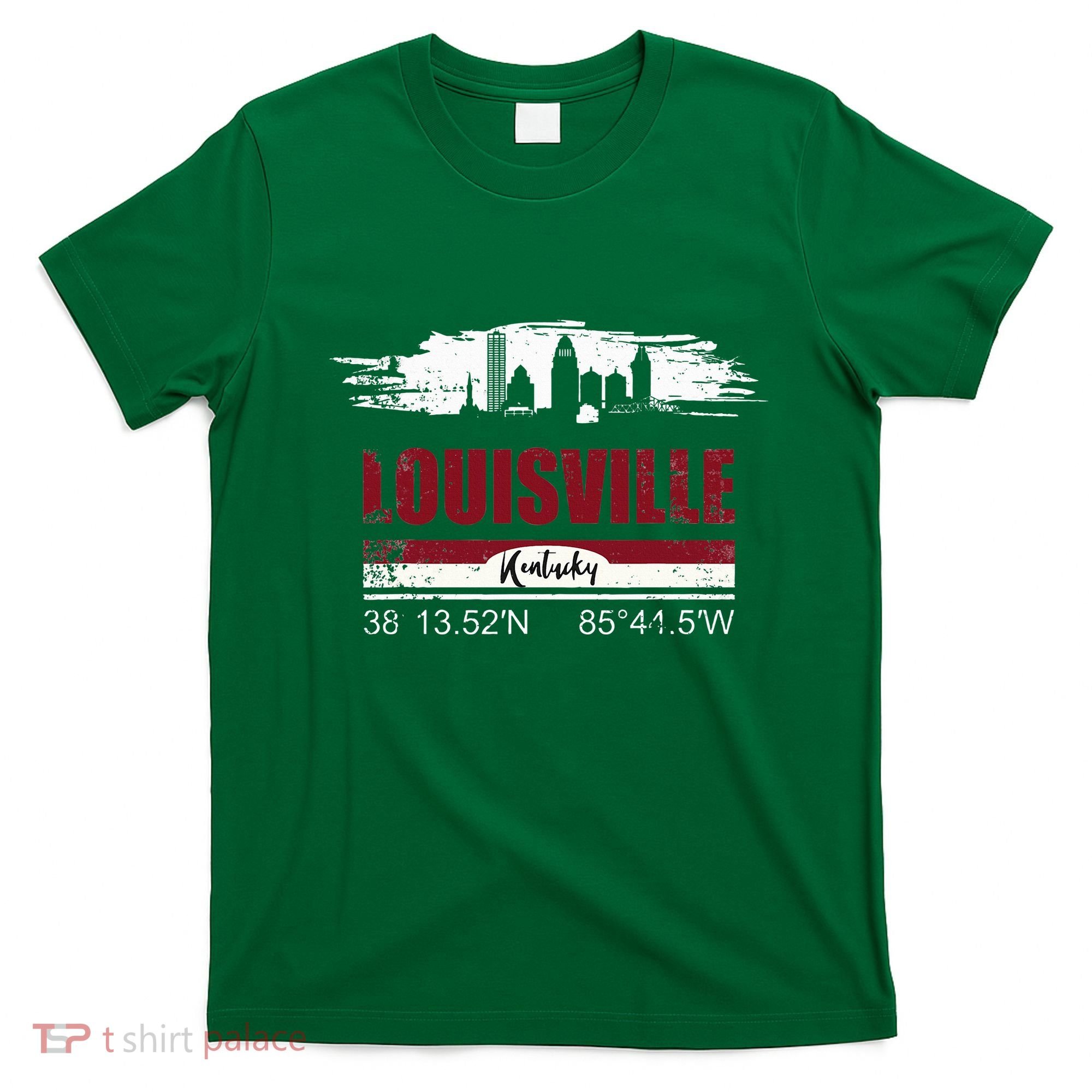 Louisville Kentucky Gift Geographic Coordinates T-Shirt