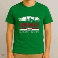 Louisville Kentucky Gift Geographic Coordinates T-Shirt thumb 3