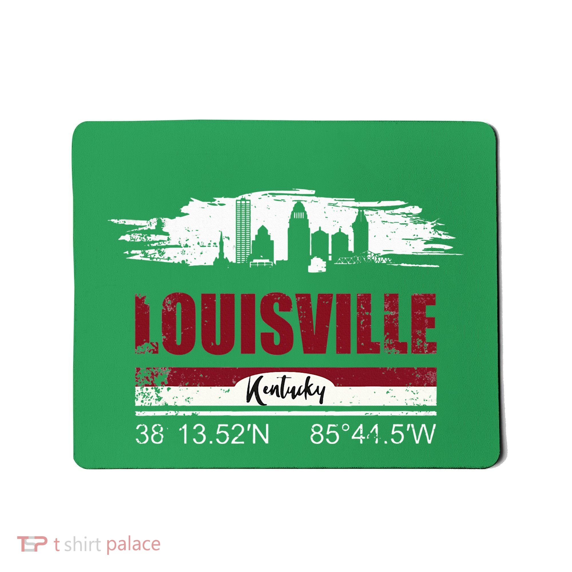 Louisville Kentucky Gift Geographic Coordinates Mousepad
