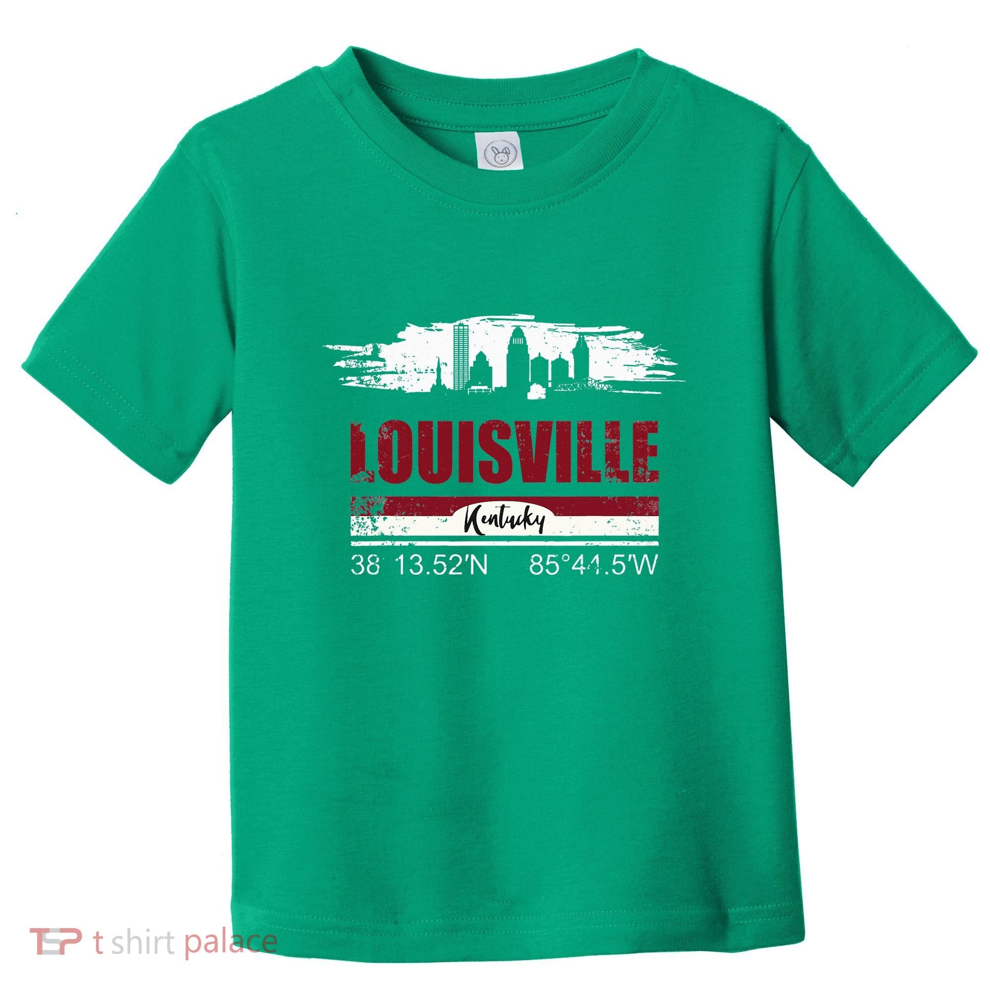 Louisville Kentucky Gift Geographic Coordinates Toddler T-Shirt