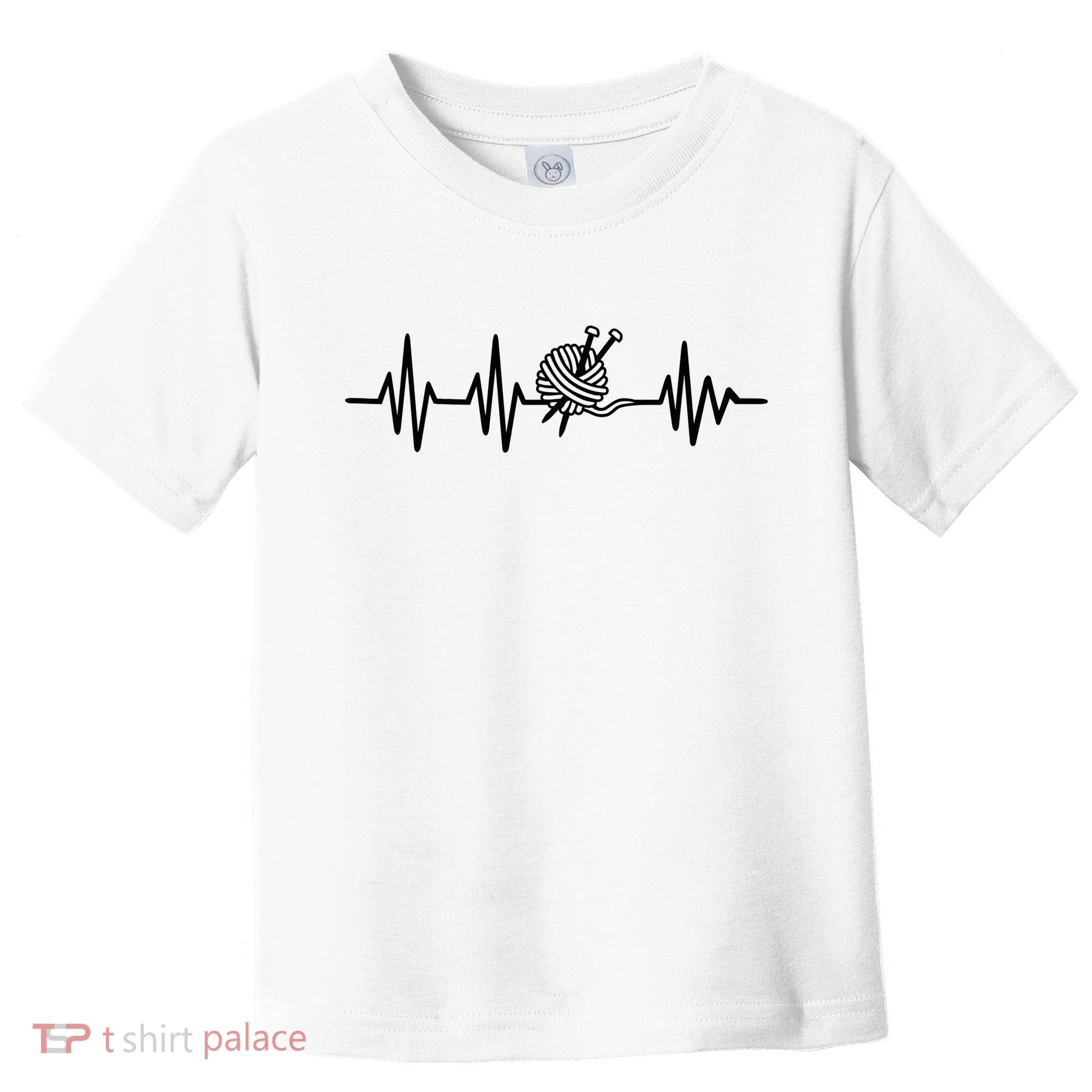 Love Knitting Heartbeat Toddler T-Shirt