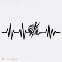 Love Knitting Heartbeat Toddler T-Shirt thumb 4
