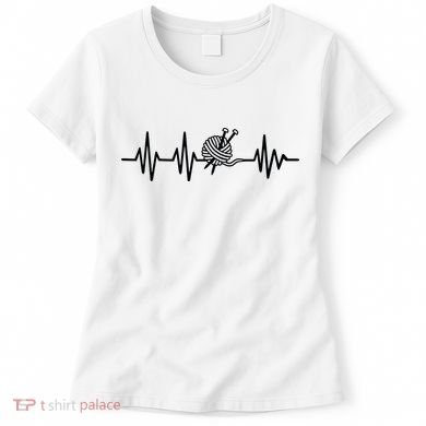 Love Knitting Heartbeat Women's T-Shirt