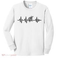 Love Knitting Heartbeat Kids Long Sleeve Shirt thumb 0