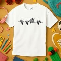 Love Knitting Heartbeat Kids T-Shirt thumb 3
