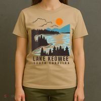 Lake Keowee Lake South Carolina Summer Lake Life Boating T-Shirt thumb 4