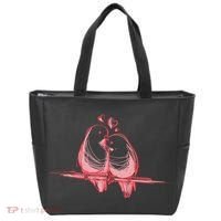 Lovebirds Kissing Tote Bag thumb 0