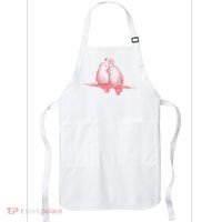 Lovebirds Kissing Apron thumb 0