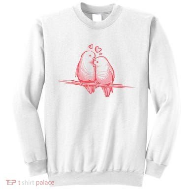 Lovebirds Kissing Sweatshirt