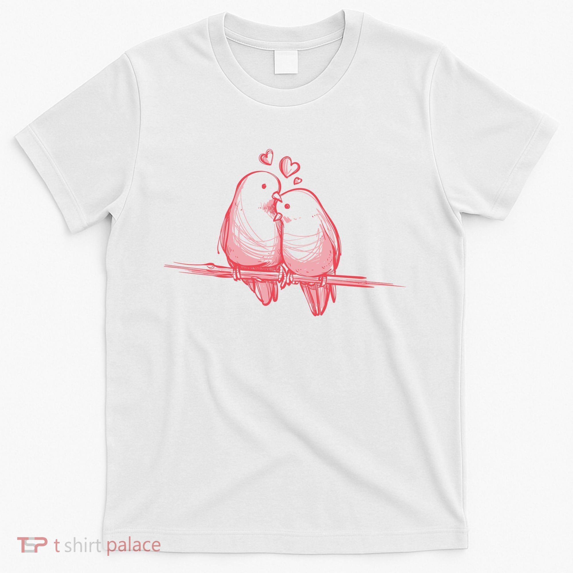 Lovebirds Kissing T-Shirt