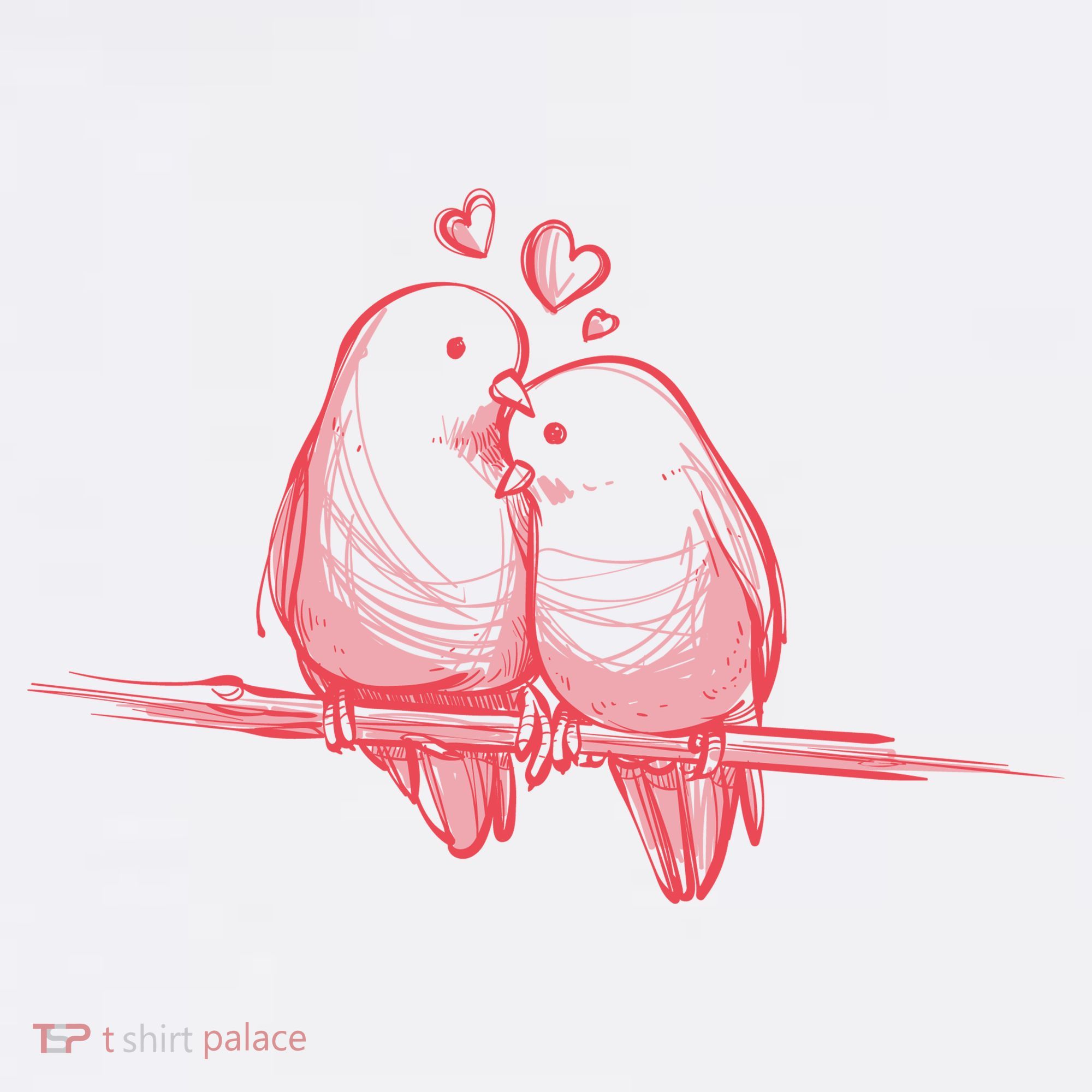 Lovebirds Kissing Beanie