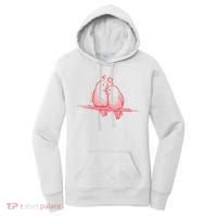Lovebirds Kissing Women's Hoodie thumb 0