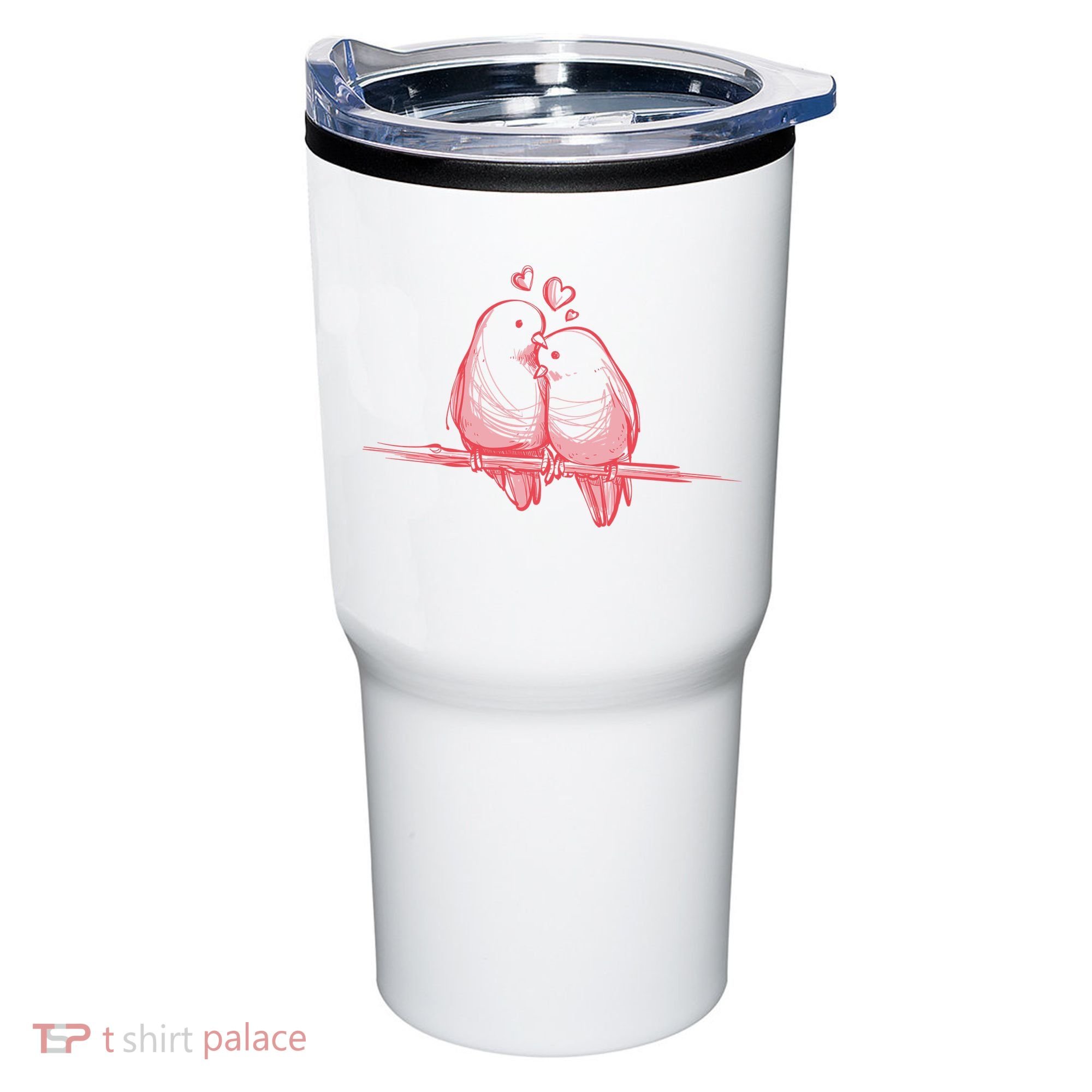 Lovebirds Kissing Tumbler