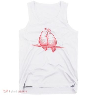 Lovebirds Kissing Tank Top