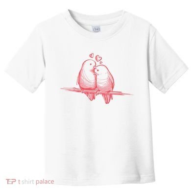 Lovebirds Kissing Toddler T-Shirt