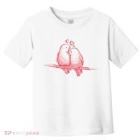 Lovebirds Kissing Toddler T-Shirt thumb 0