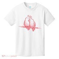 Lovebirds Kissing Kids T-Shirt thumb 0