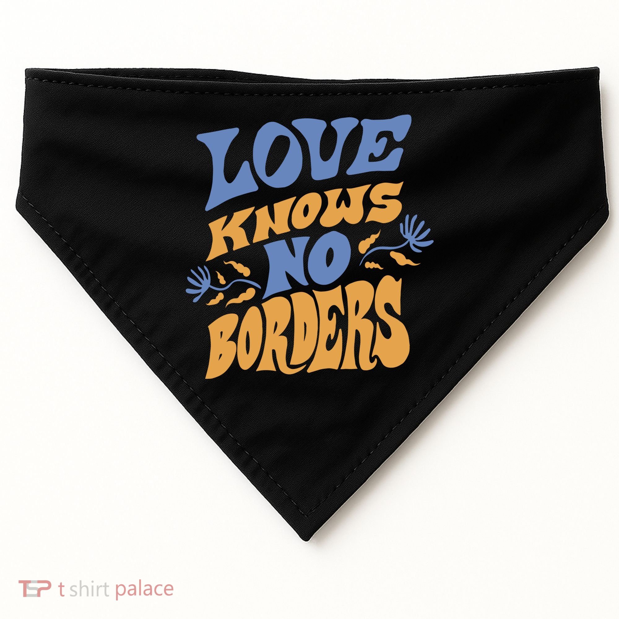 Love Knows No Borders USA-Made Doggie Bandana