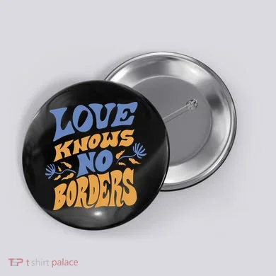 Love Knows No Borders Button