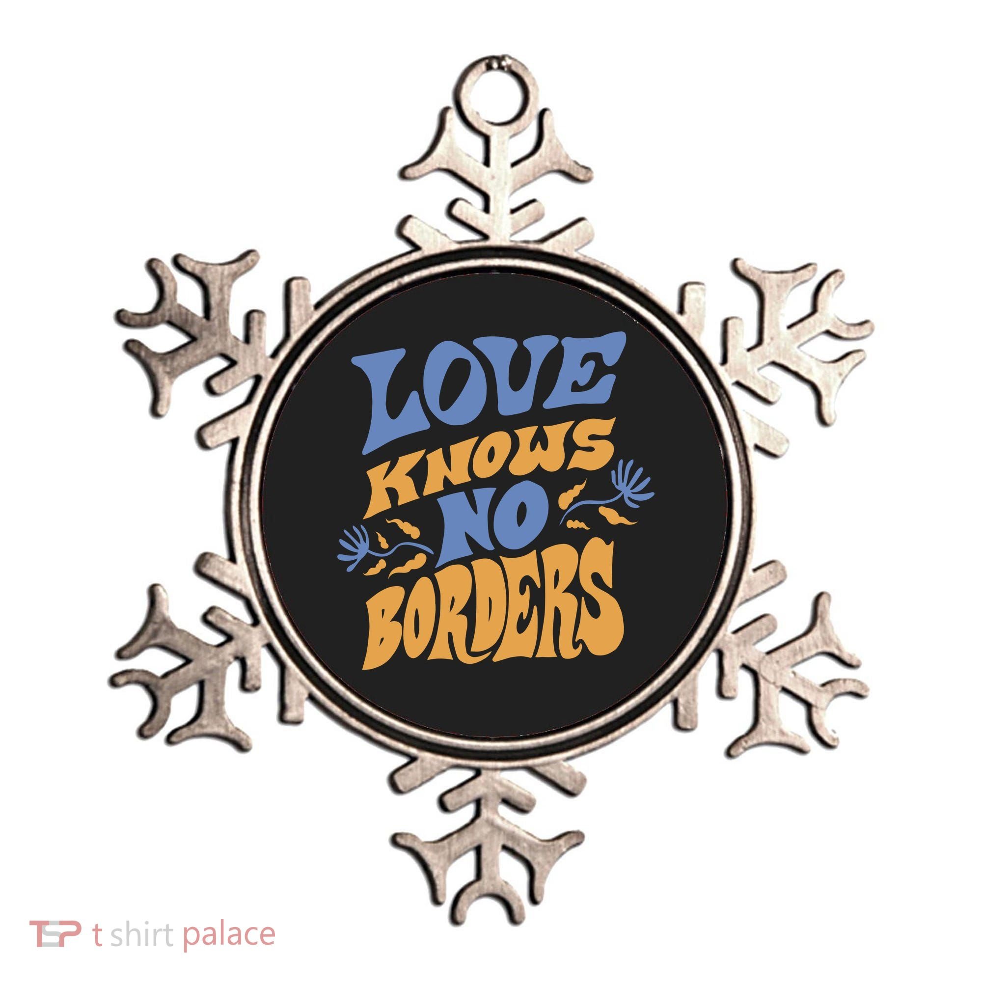 Love Knows No Borders Ornament