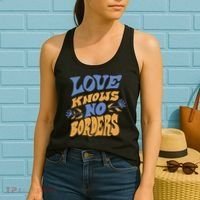 Love Knows No Borders Women's Tank Top thumb 2