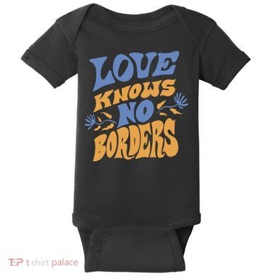 Love Knows No Borders Baby Bodysuit