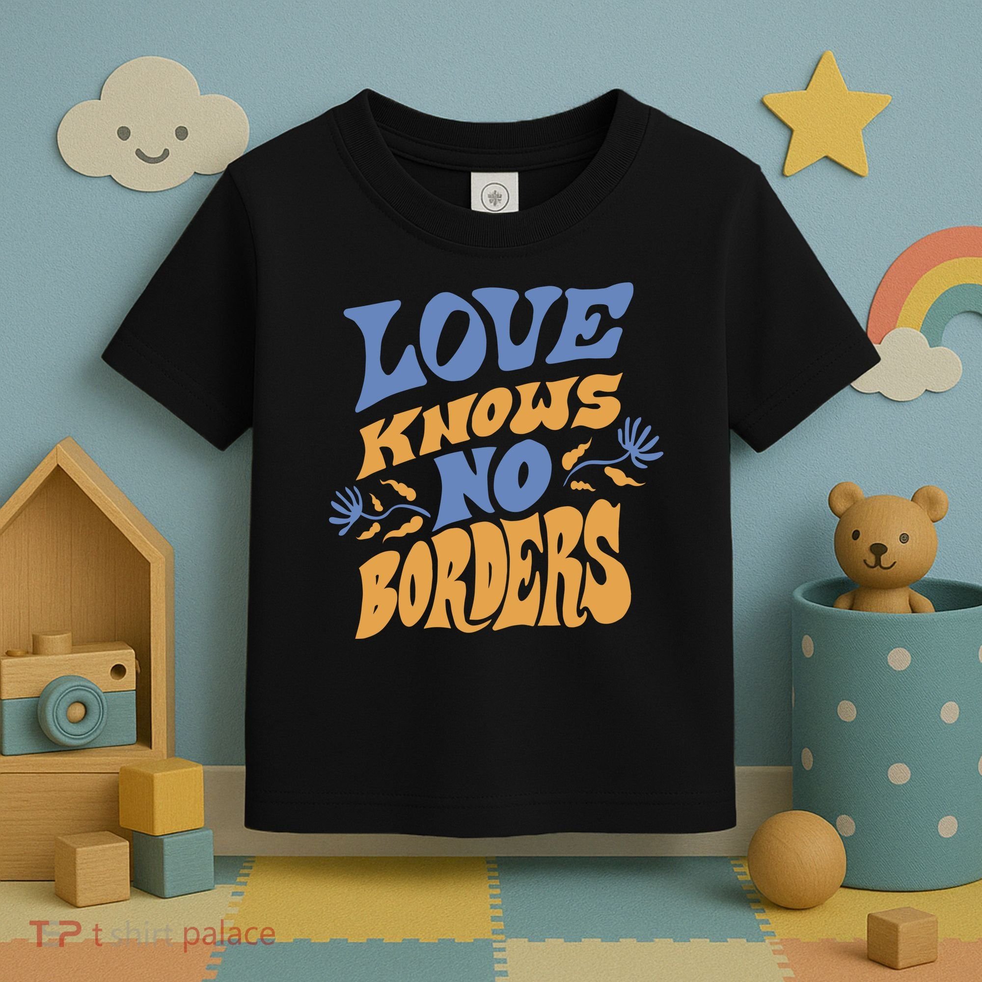 Love Knows No Borders Toddler T-Shirt