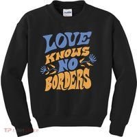 Love Knows No Borders Kids Sweatshirt thumb 0