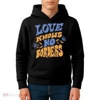 Love Knows No Borders Kids Hoodie thumb 4