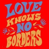 Love Knows No Borders Santa Hat thumb 1