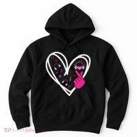 Love K Pop Finger Heart Korean Pop Music K Pop Ns Hoodie thumb 0