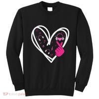 Love K Pop Finger Heart Korean Pop Music K Pop Ns Sweatshirt thumb 0