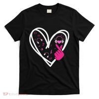Love K Pop Finger Heart Korean Pop Music K Pop Ns T-Shirt thumb 0