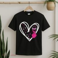 Love K Pop Finger Heart Korean Pop Music K Pop Ns T-Shirt thumb 2