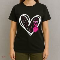 Love K Pop Finger Heart Korean Pop Music K Pop Ns T-Shirt thumb 4