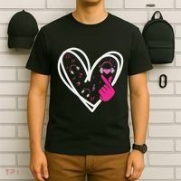 Love K Pop Finger Heart Korean Pop Music K Pop Ns T-Shirt thumb 6