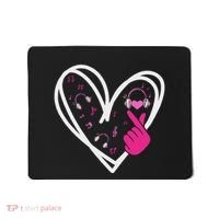 Love K Pop Finger Heart Korean Pop Music K Pop Ns Mousepad thumb 0