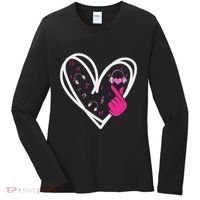 Love K Pop Finger Heart Korean Pop Music K Pop Ns Women's Long Sleeve Shirt thumb 0
