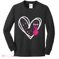 Love K Pop Finger Heart Korean Pop Music K Pop Ns Kids Long Sleeve Shirt thumb 0