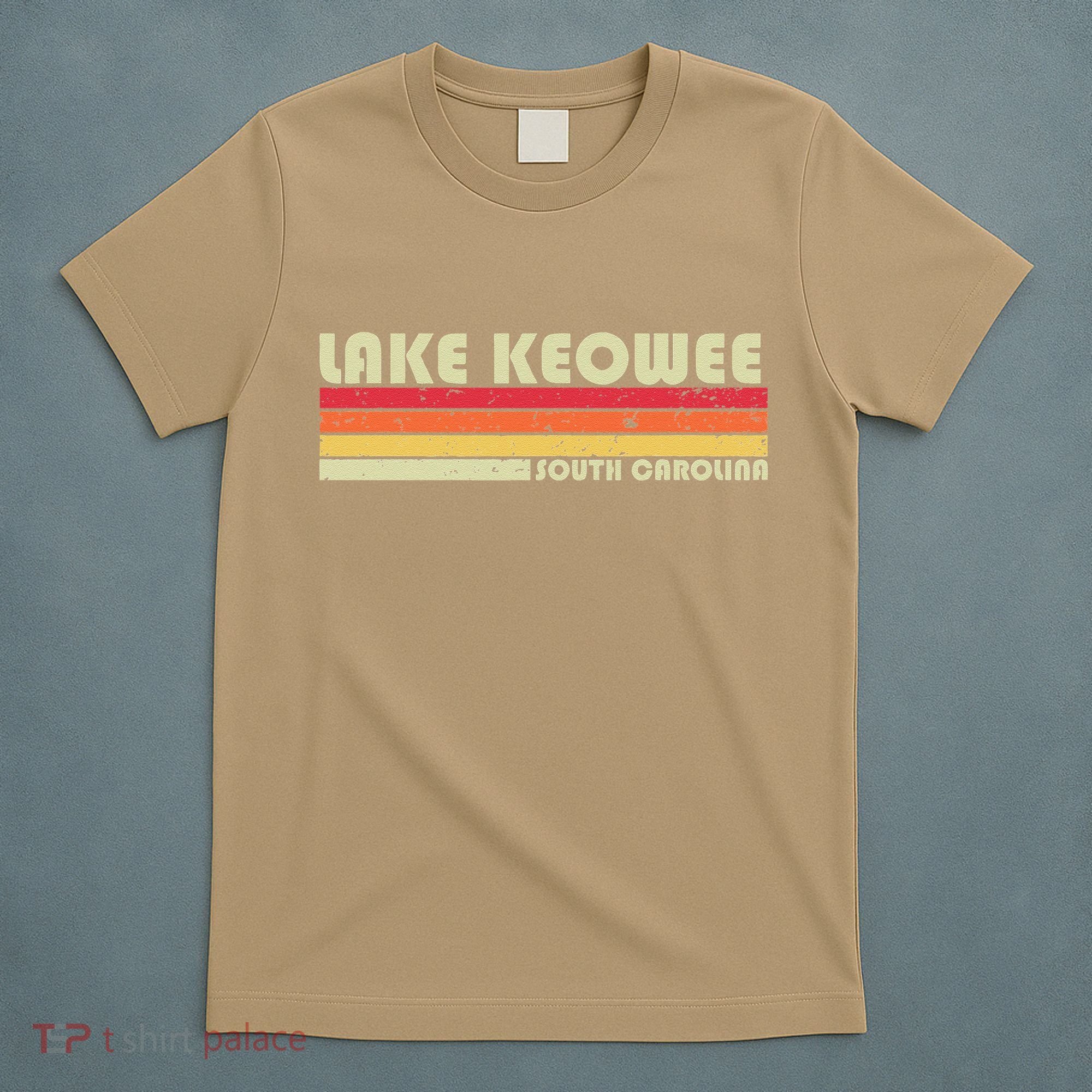 LAKE KEOWEE SOUTH CAROLINA Funny Fishing Camping Summer Gift T-Shirt