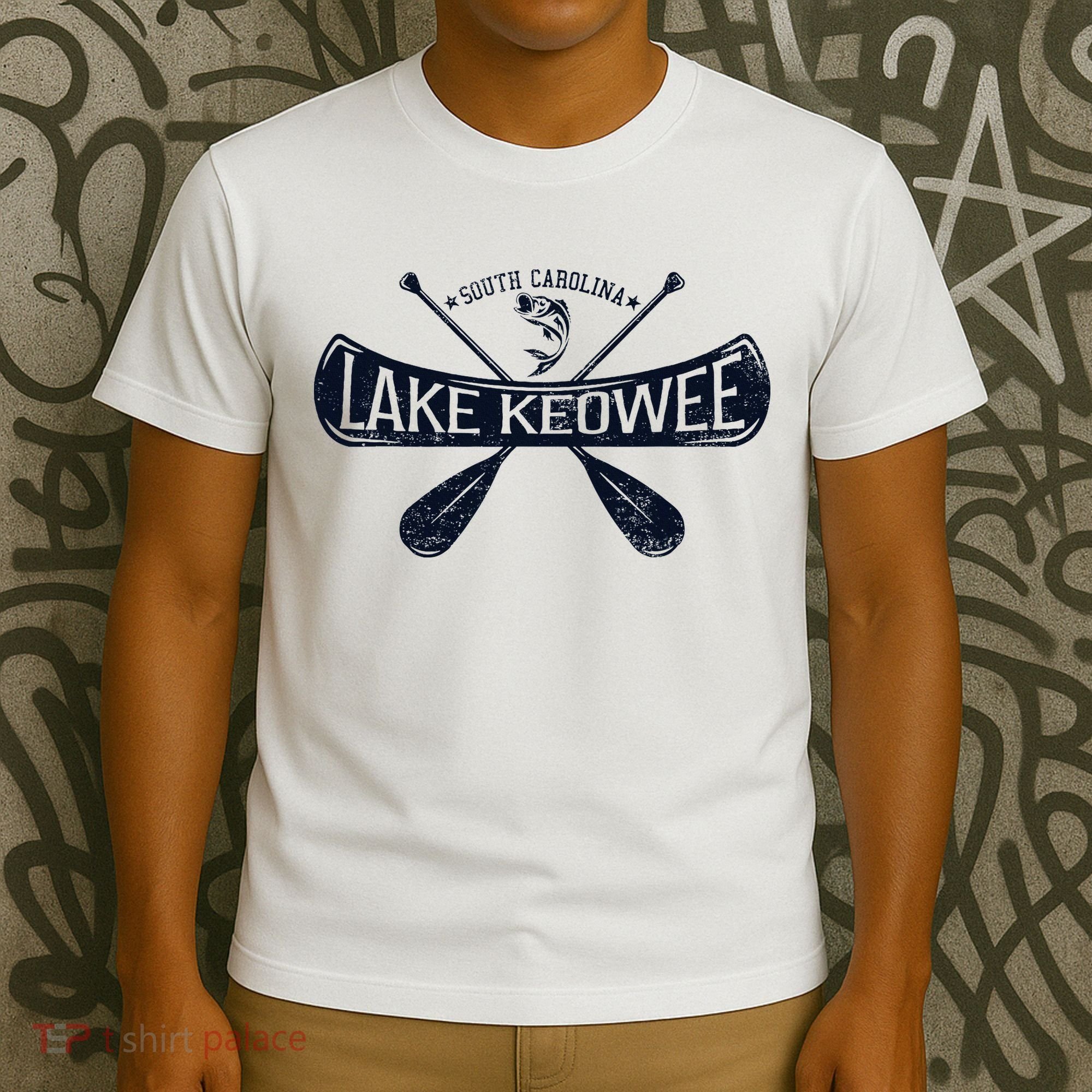 Lake Keowee South Carolina Vintage Distressed T-Shirt
