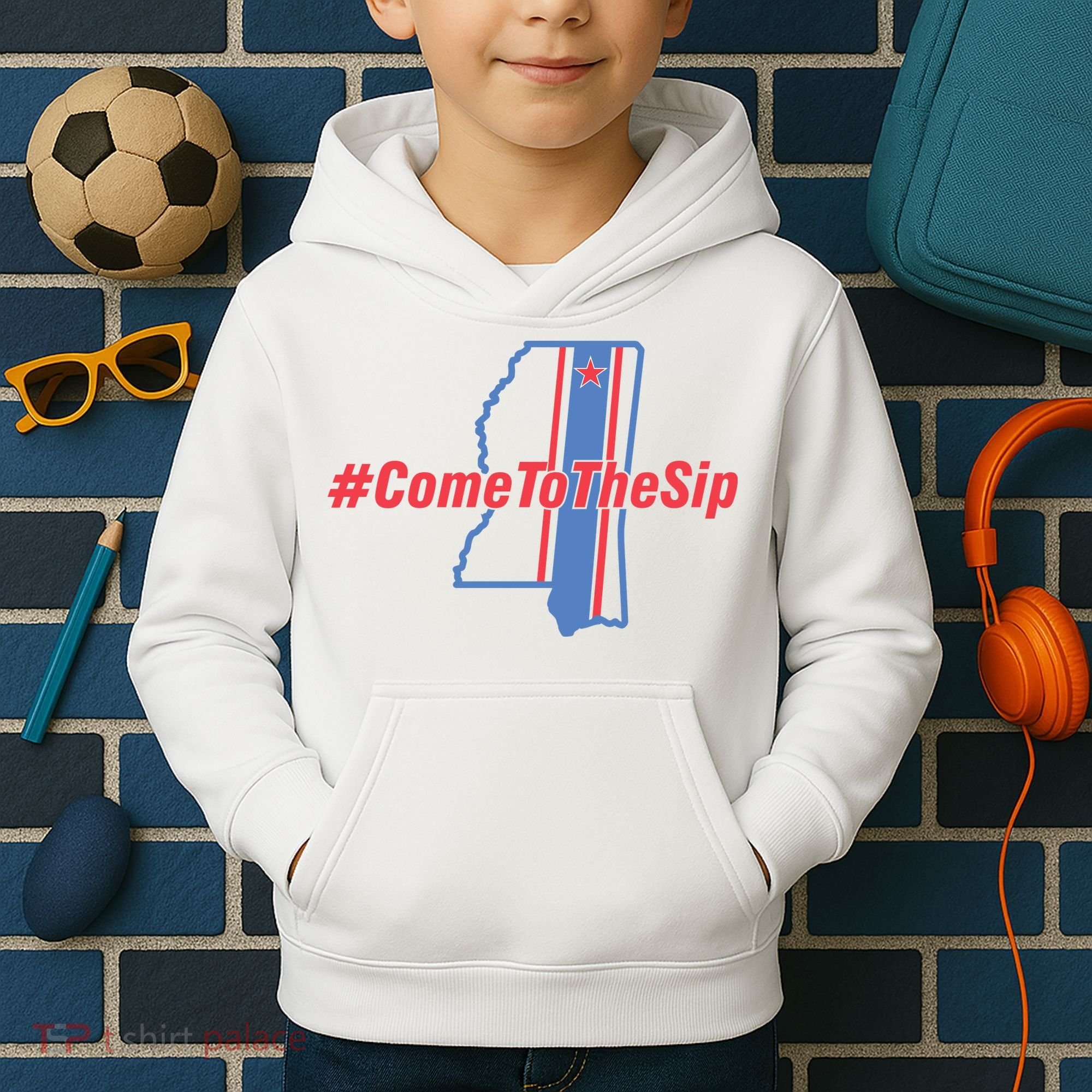 Come To The Sip Kids Hoodie