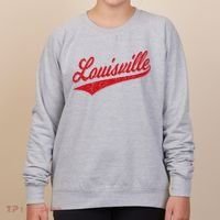 Louisville Kentucky Varsity Script Classic Sports Jersey Women's Sweatshirt thumb 0