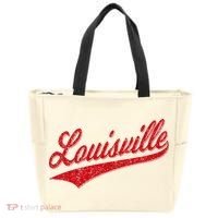 Louisville Kentucky Varsity Script Classic Sports Jersey Tote Bag thumb 0