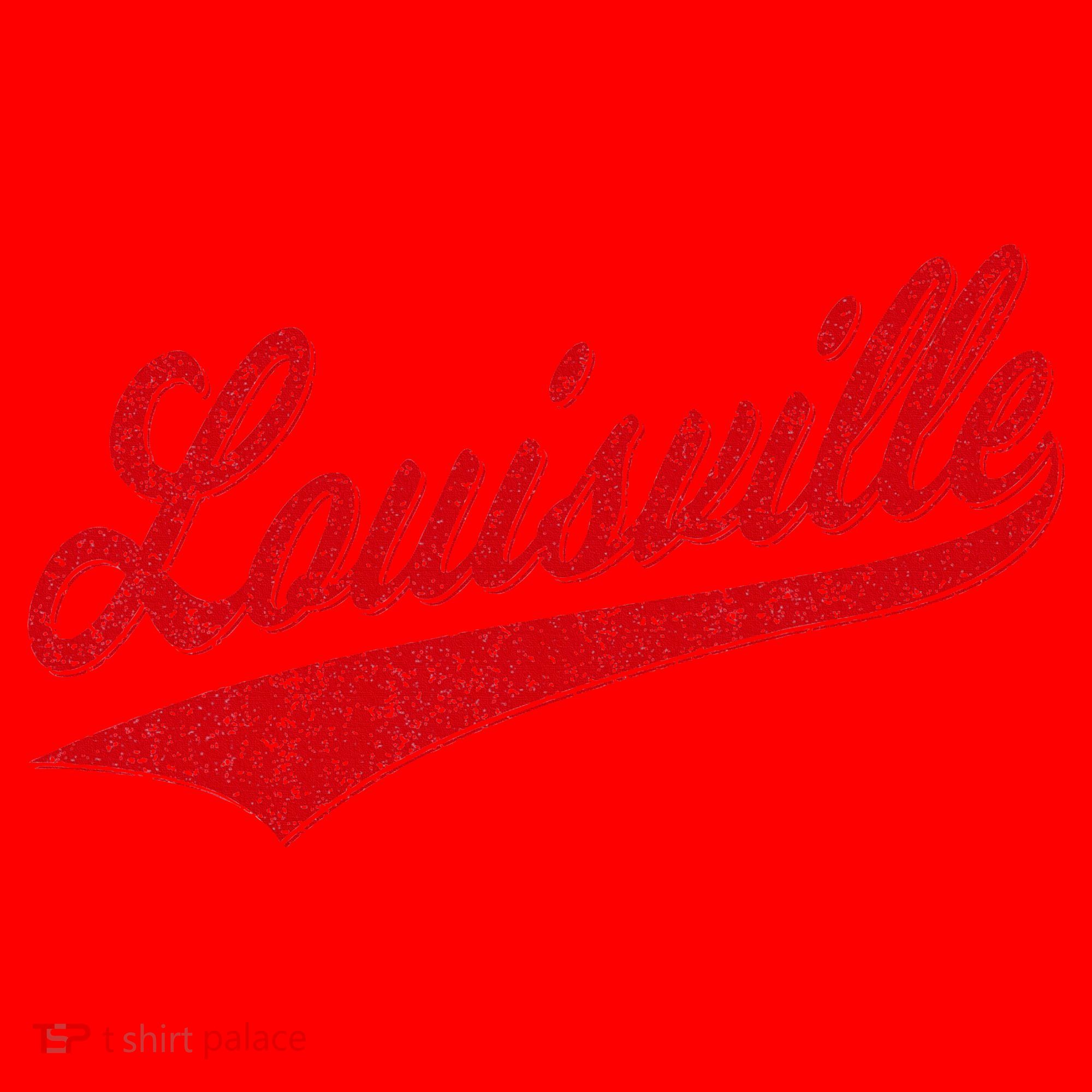 Louisville Kentucky Varsity Script Classic Sports Jersey Santa Hat