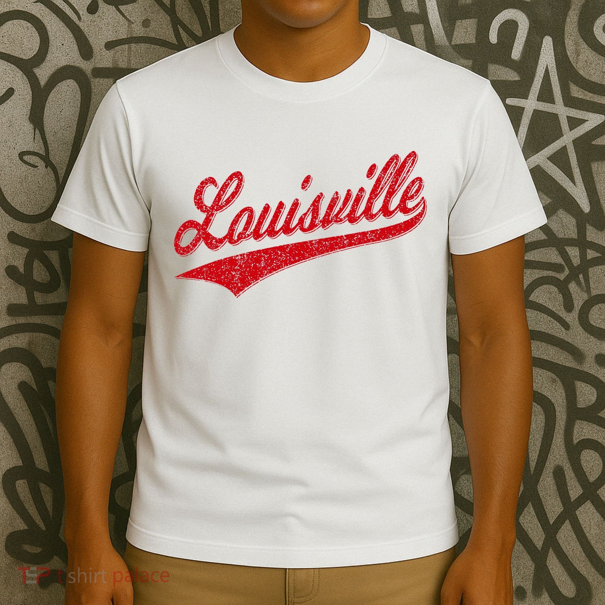 Louisville Kentucky Varsity Script Classic Sports Jersey T-Shirt