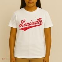 Louisville Kentucky Varsity Script Classic Sports Jersey T-Shirt thumb 4