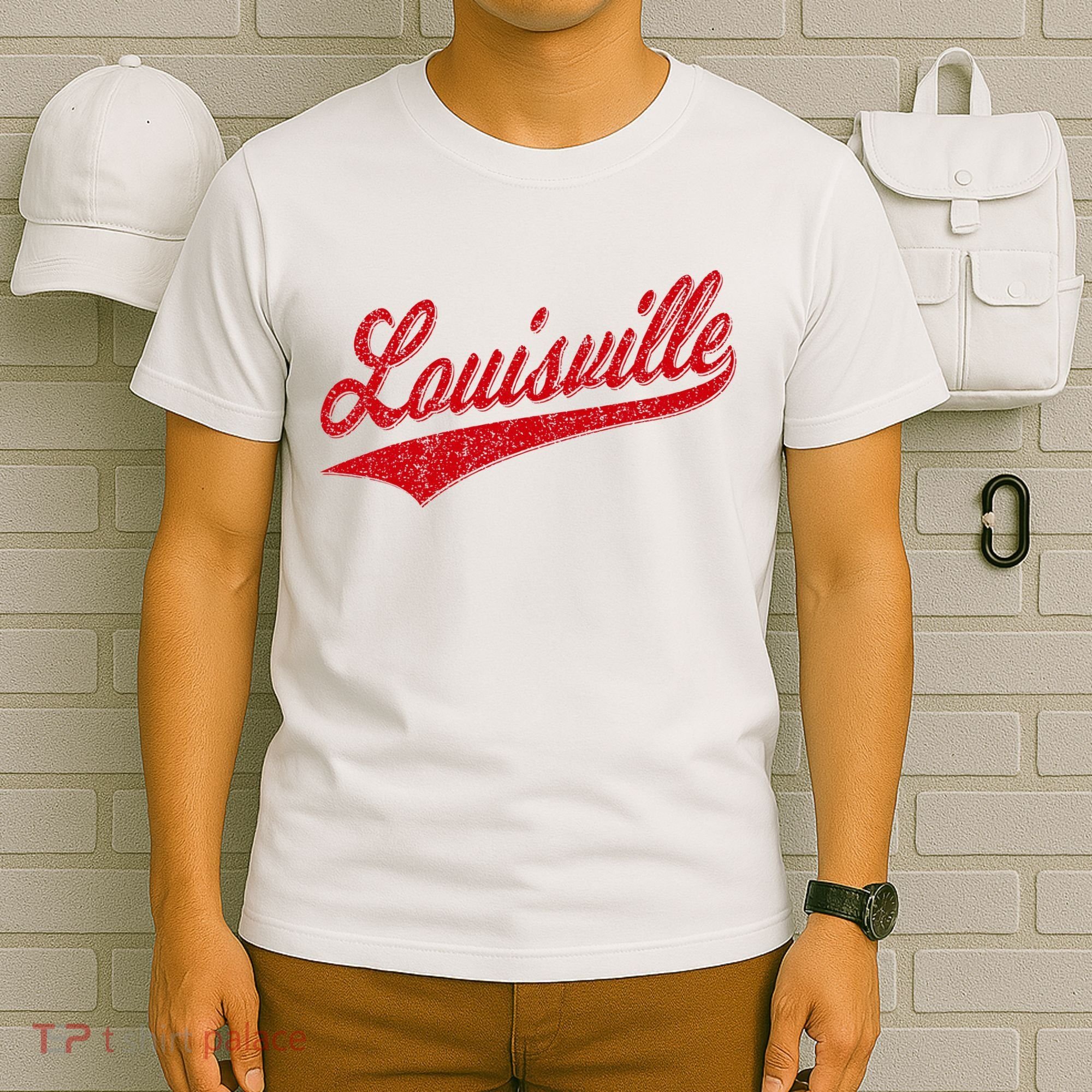Louisville Kentucky Varsity Script Classic Sports Jersey T-Shirt