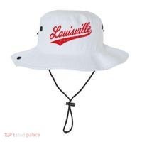 Louisville Kentucky Varsity Script Classic Sports Jersey Bucket Hat thumb 0