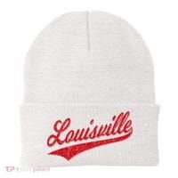 Louisville Kentucky Varsity Script Classic Sports Jersey Beanie thumb 0